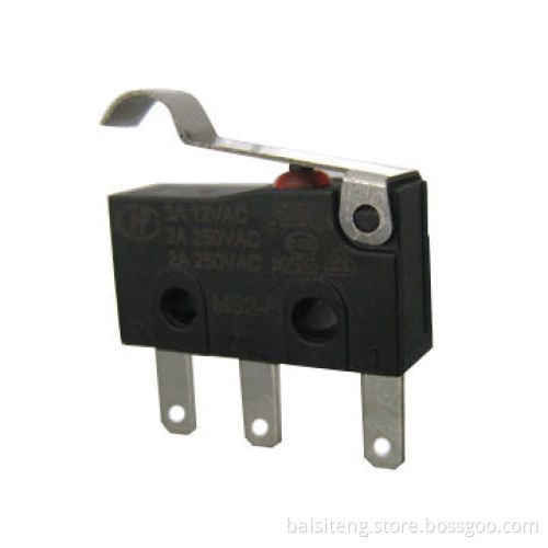 Waterproof Micro Switches, Rating of 125V AC 5A/250V AC 3A